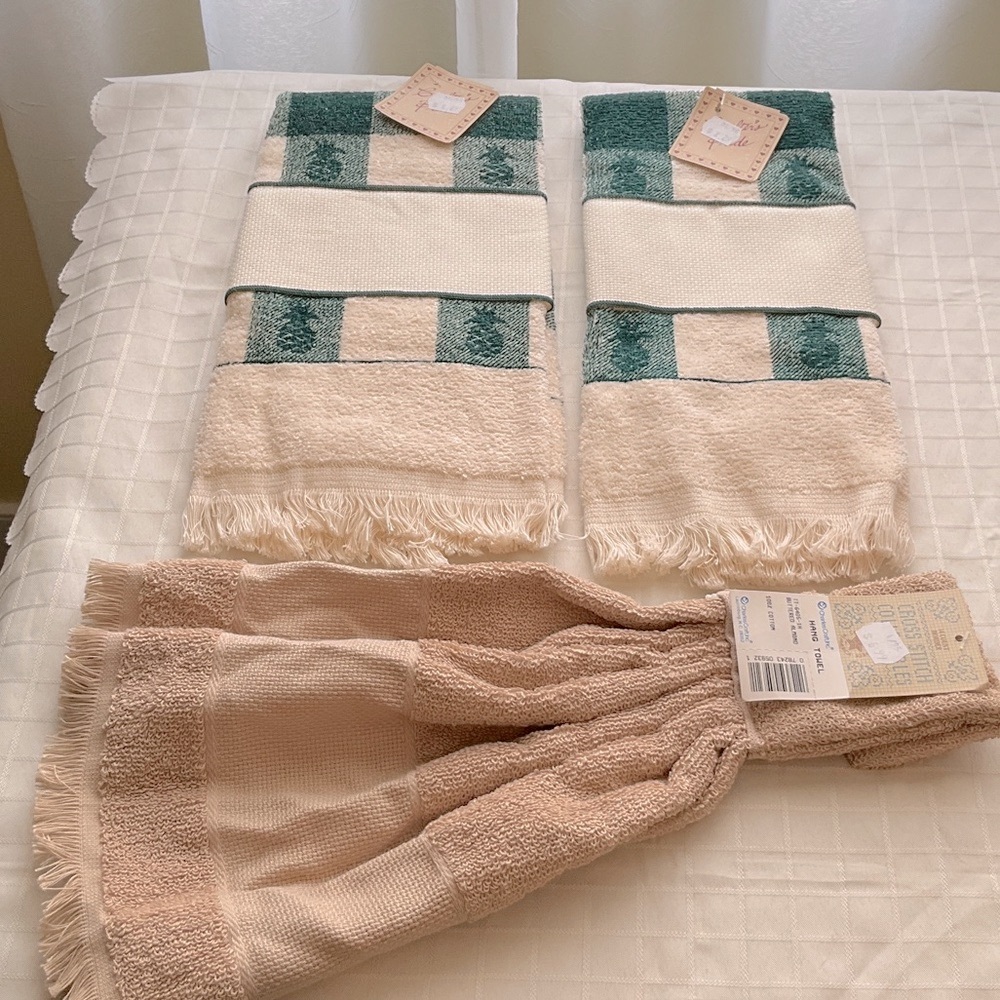Cross Stitch Border Towels